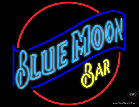 Blue Moon Bar Neon Beer Sign