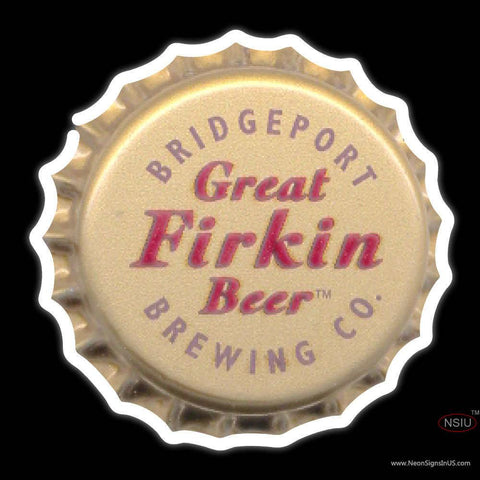 Bridgeport Great Firkin Neon Beer Sign