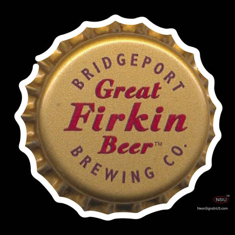 Bridgeport Great Firkin Neon Beer Sign