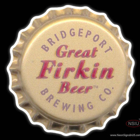 Bridgeport Great Firkin Neon Beer Sign x