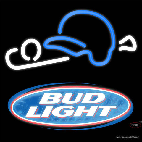 Bud Light Baseball Neon Beer Sign  x 