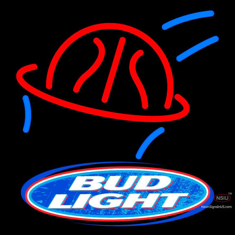 Bud Light Basketball Neon Beer Sign