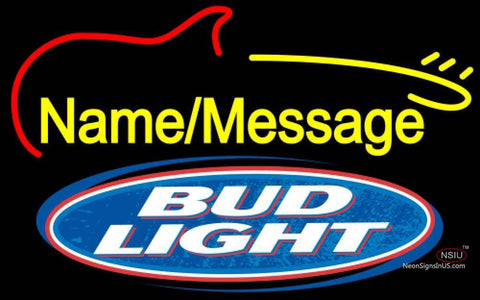 Bud Light Electric GUITAR Neon Sign   