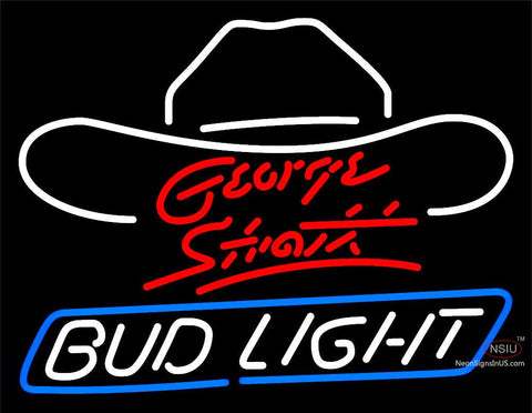 Bud Light Large George Strait Neon Beer Sign 