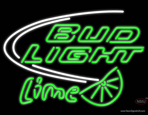 Bud Light Lime Beer Neon Bar Sign 