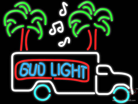 Bud Light Magic Truck Neon Beer Sign 