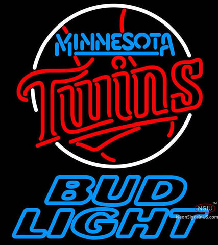 Bud Light Minnesota Twins MLB Neon Sign 