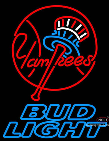 Bud Light New York Yankees MLB Neon Sign 