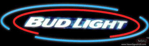 Bud Light Oval Large Neon Beer Sign