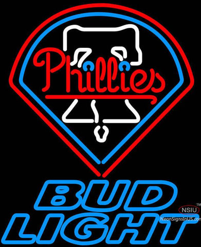 Bud Light Philadelphia Phillies MLB Neon Sign 