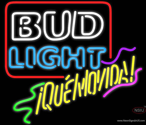 Bud Light Que Movida! Neon Beer Sign 