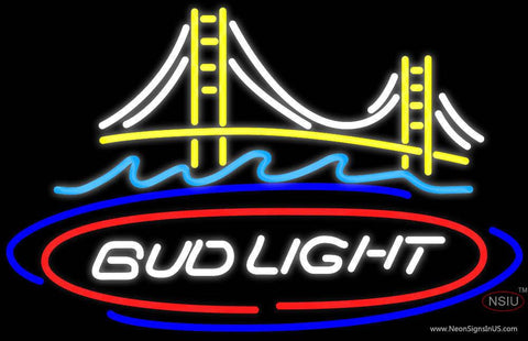 Bud Light San Francisco Bridge Neon Beer Sign