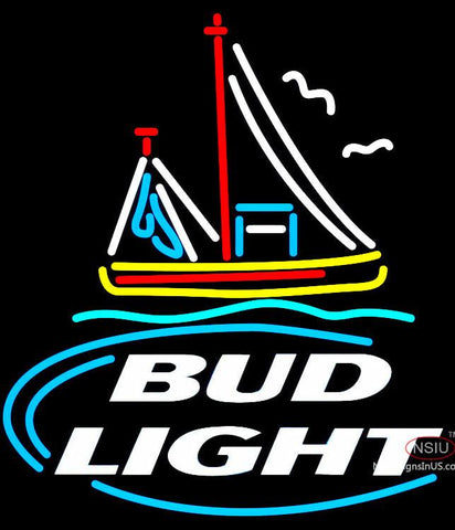 Bud Light Shrimp Boat Neon Beer Sign