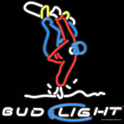 Bud Light Snowboard Trickster Neon Beer Sign