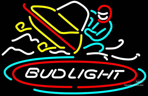 Bud Light Snowmobile Neon Beer Sign 
