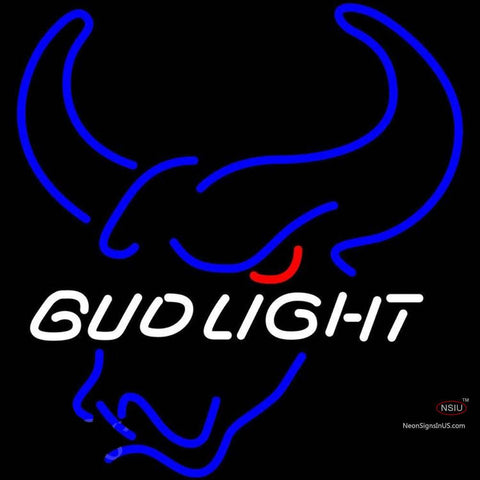 Bud Light Steer Head Neon Beer Sign x 