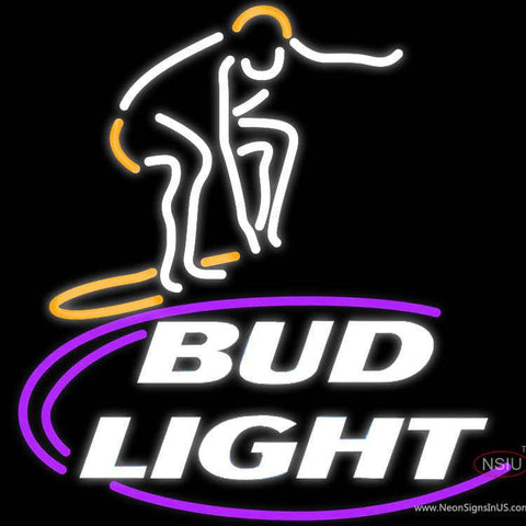 Bud Light Surfer Neon Beer Sign x