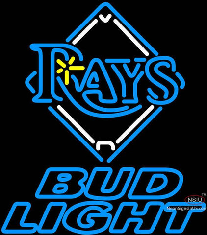 Bud Light Tampa Bay Rays MLB Neon Sign 