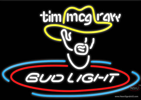 Bud Light Tim Mcgraw Neon Beer Signs