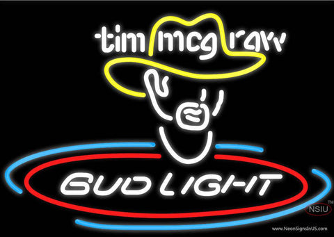 Bud Light Tim Mcgraw Neon Beer Signs 