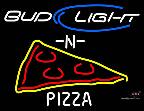 Budlight N Pizza Neon Sign