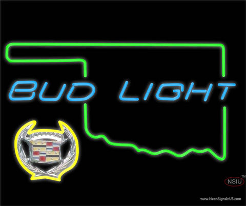 Budlight Oklahoma Calidac  Real Neon Glass Tube Neon Sign
