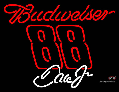 Budweiser Dale Jr  Neon Beer Sign 