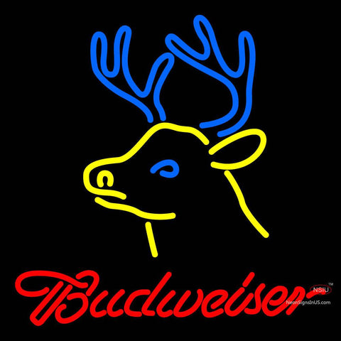 Budweiser Deer Hunting Neon Sign