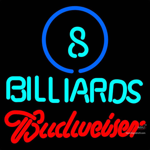 Budweiser Neon Ball Billiards Pool Neon Sign   x