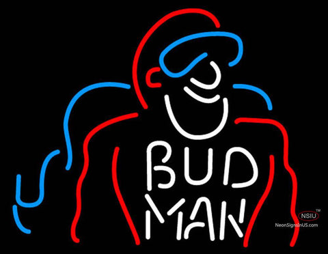 Bud Man Neon Beer Sign