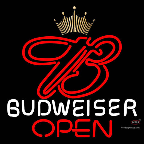 Budweiser Open Neon Sign 