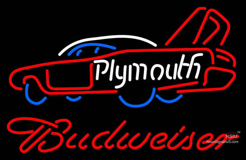 Budweiser Plymouth Neon Sign