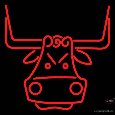 Bull Real Neon Glass Tube Neon Sign 