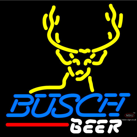 Busch Deer Buck Neon Beer Sign x