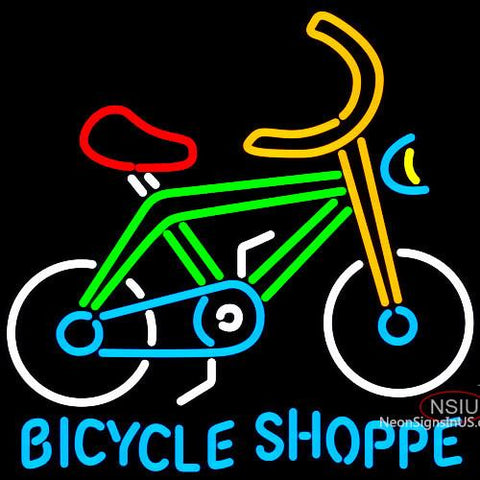 Bicycle Shoppe Neon Sign x 