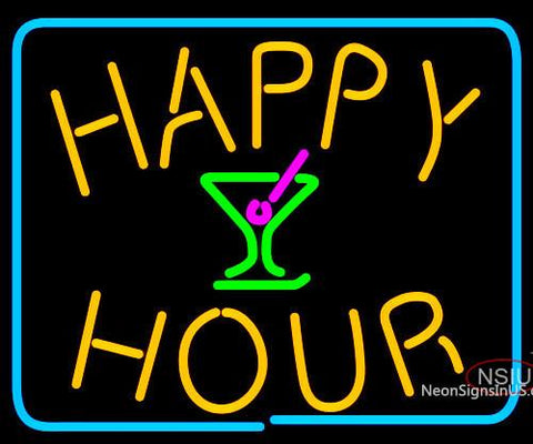 Happy Hour Neon Sign 