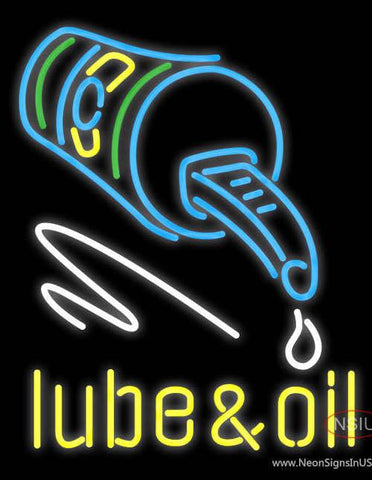 Lube and Oil Real Neon Glass Tube Neon Signs