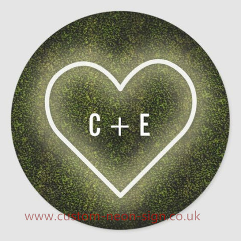 C And E Love Wedding Home Deco Neon Sign 