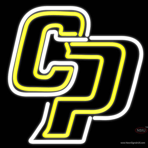 Cal Poly Mustangs Real Neon Glass Tube Neon Sign x 