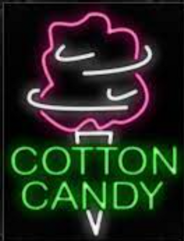 candyfloss cotton candy neon sign new