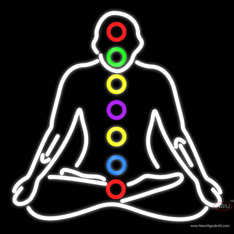 Chakras Real Neon Glass Tube Neon Sign 