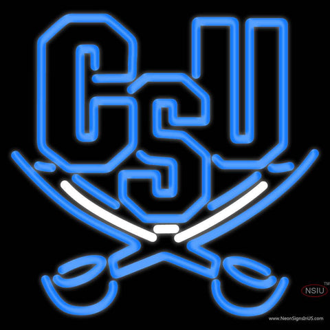 Charleston Southern Buccaneers Real Neon Glass Tube Neon Sign x 