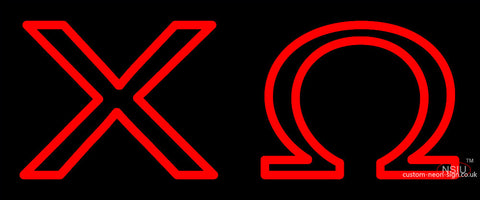 Chi Omega Neon Sign