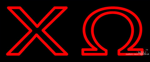 Chi Omega Neon Sign 