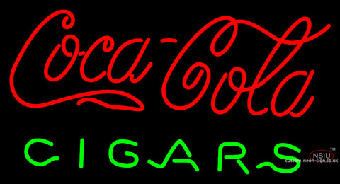 Coca Cola Cigars Neon Sign