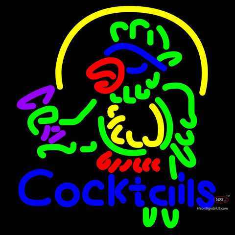 Cocktails Parrot Neon Beer Sign x