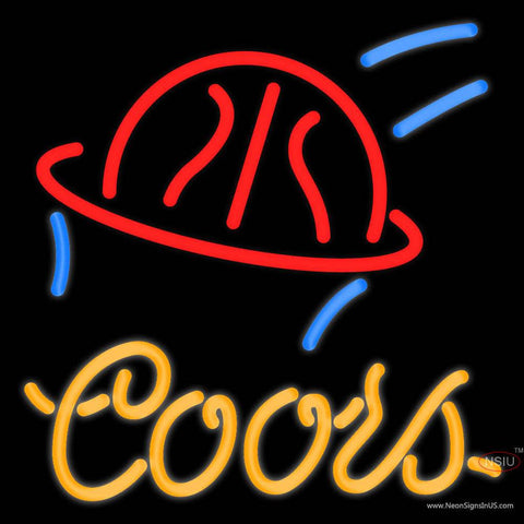 Coors Basketball Neon Beer Sign x 