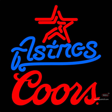 Coors Houston Astros MLB Neon Sign  x