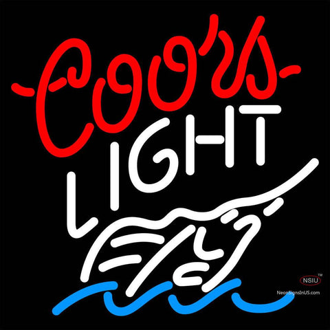 Coors Light Swordfish Neon Beer Sign x 