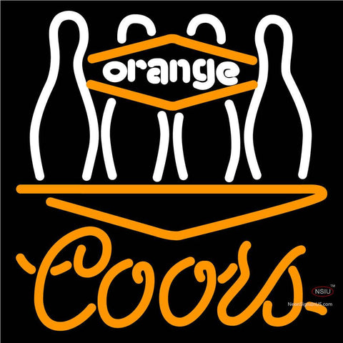 Coors Neon Bowling Orange Neon Sign   x 